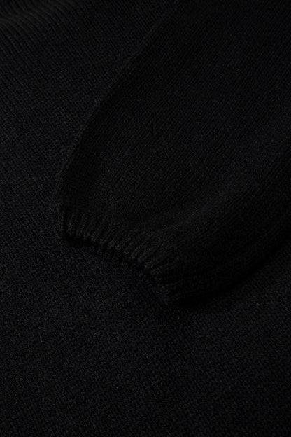 Threaded Pear Faye Backless Bubble Sleeve Sweater