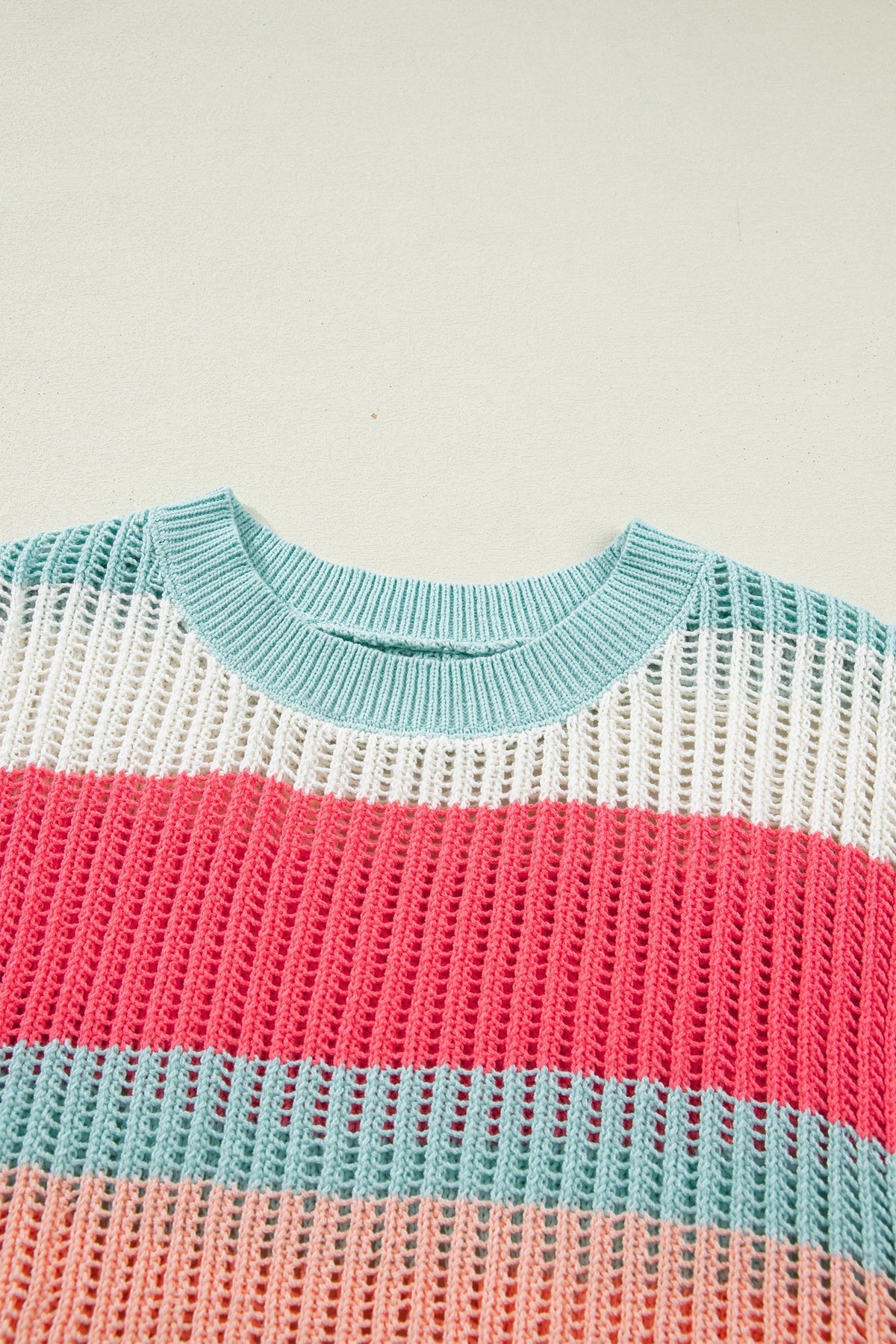 Threaded Pear Joelle Knit Short Sleeve Sweater