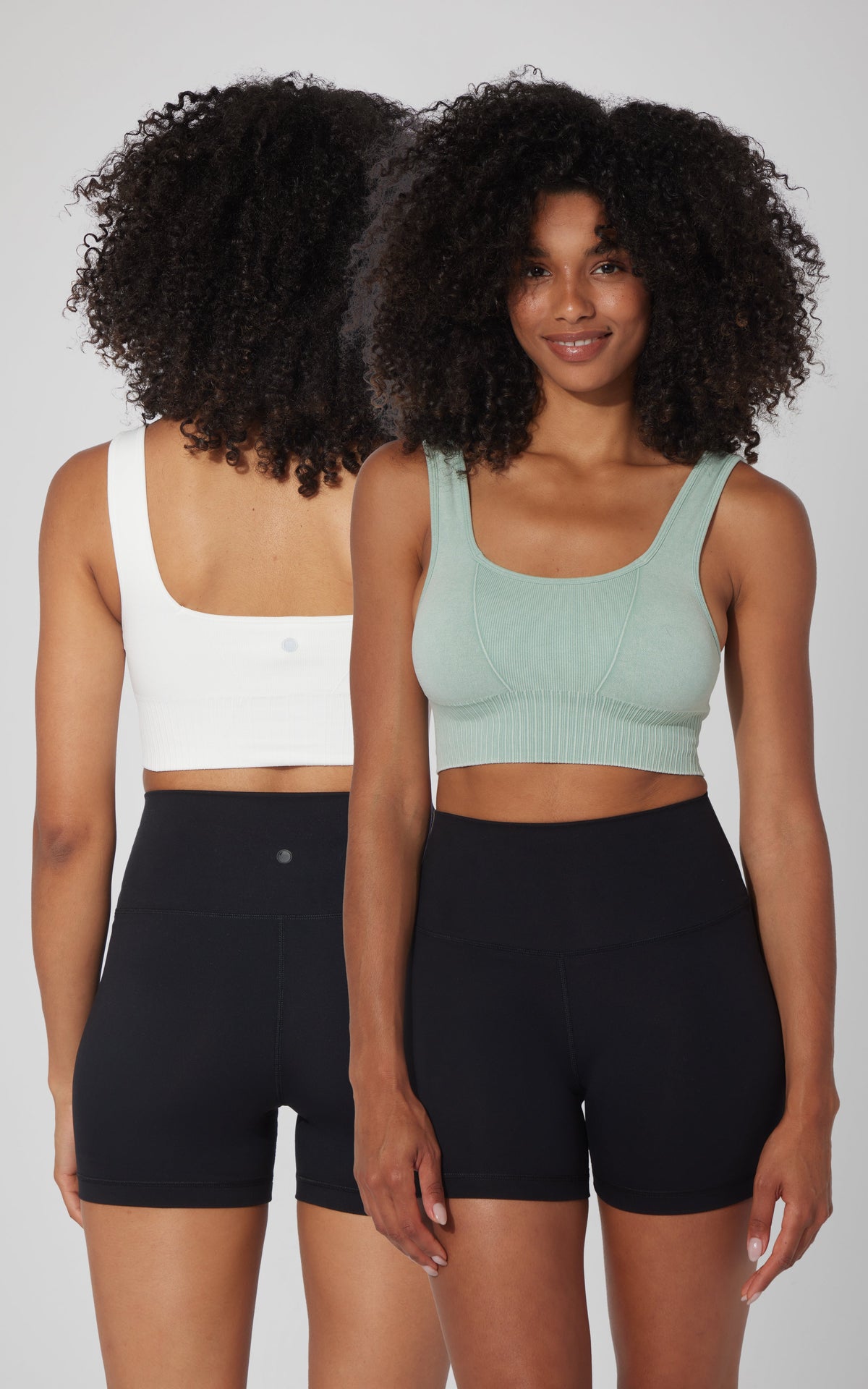 90 Degree by Reflex 2 PK Stonewash Seamless Bra Tank