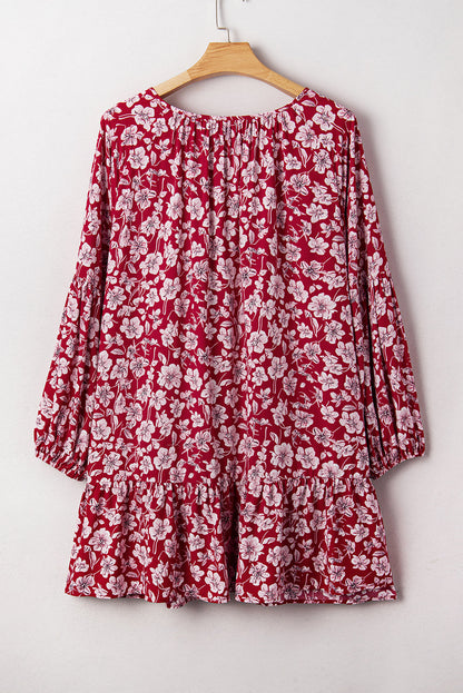 Threaded Pear Georgina Balloon Sleeve Relaxed PLUS Dress