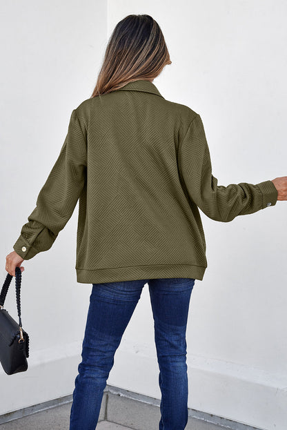 Threaded Pear Remi Zip Up Flap Shirt