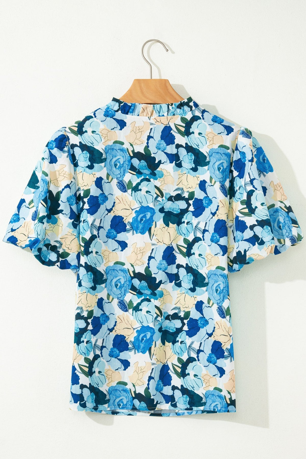 Threaded Pear Leilani Short Puff Sleeve Blouse