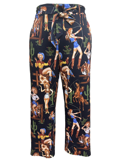 European & American Style Casual Pants for Women | Comfortable High-Waist Relaxed Trousers | Versatile Daily Wear Straight-Leg Pants | Modern Urban Chic Bottoms