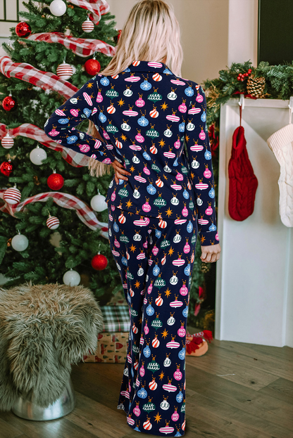 Threaded Pear Mazie Christmas Lights Print Shirt
