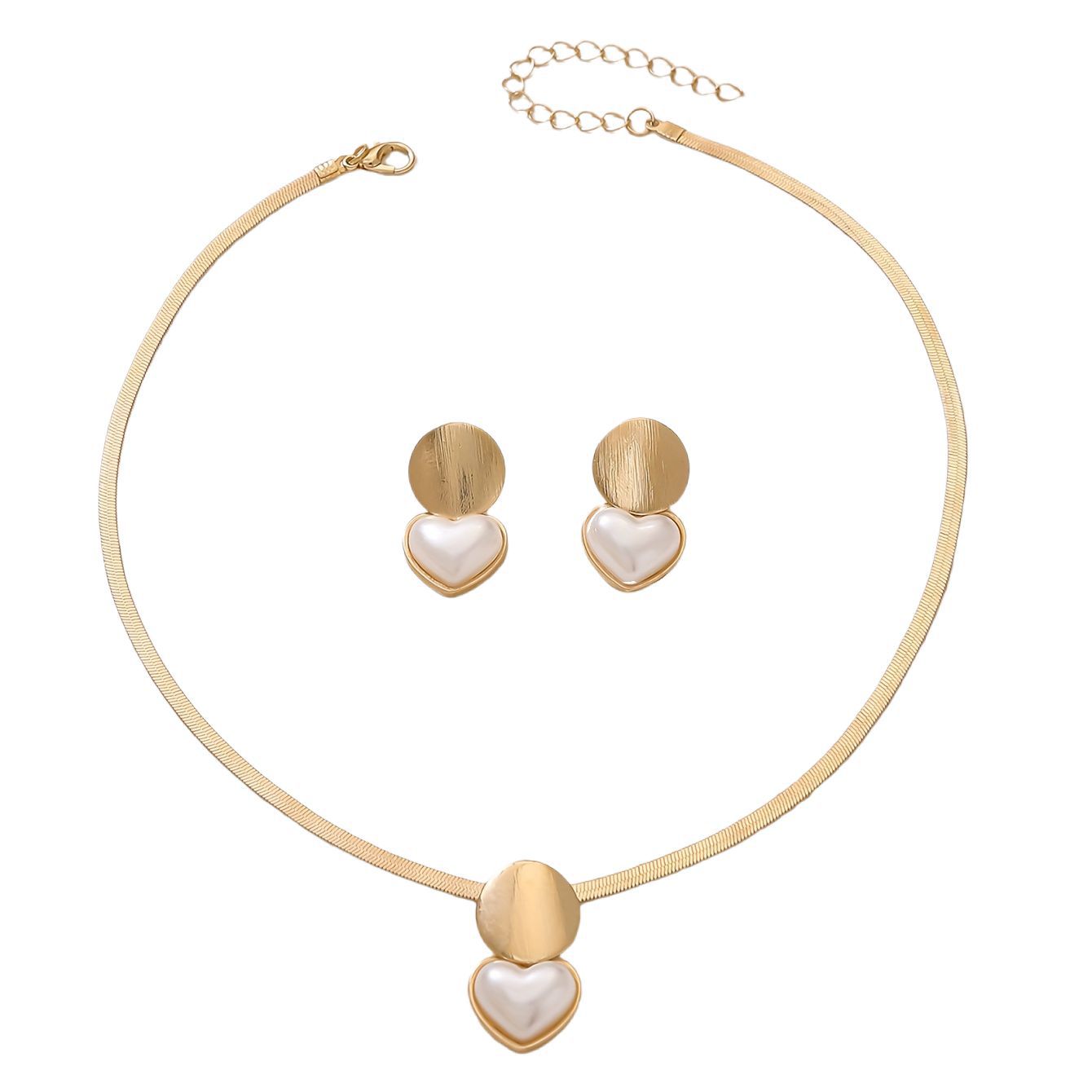 Women’s Creative Round Heart-Shaped Pendant Necklace | Unique Interlocking Geometry Charm | Elegant Minimalist Love Pendant | Trendy Dainty Gold/Silver Tone Jewelry | 2026 High-Fashion Symbolic Necklace