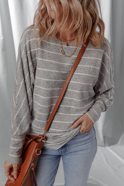 Threaded Pear Bella Stripe Dolman Sleeve Top
