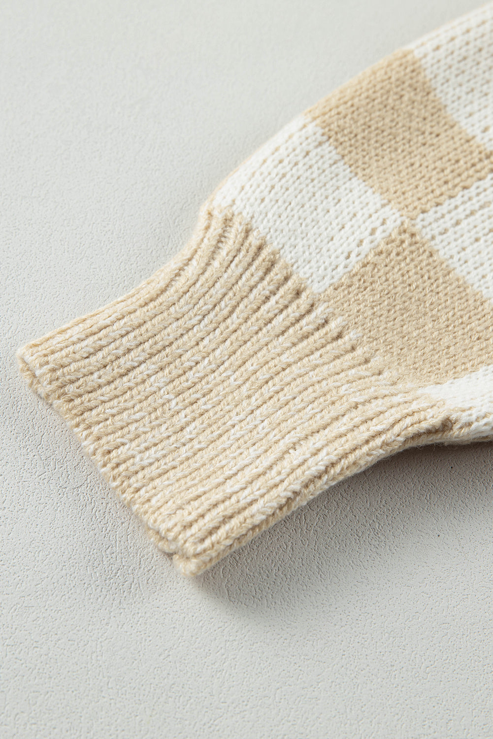 Threaded Pear Vivifira Print Drop Shoulder Sweater