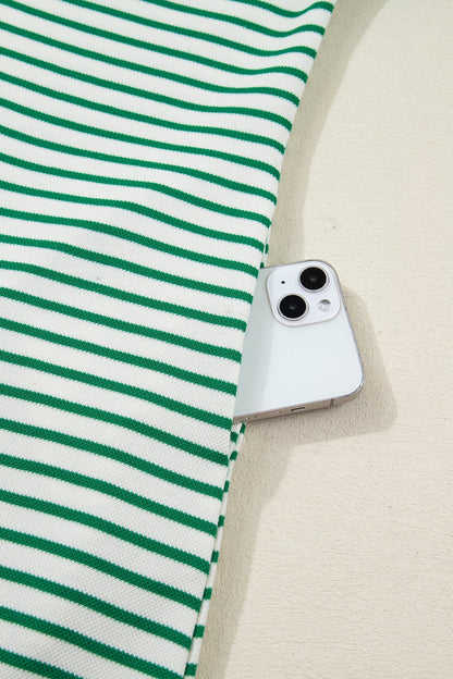 Threaded Pear Royalty Polo Collar T Shirt