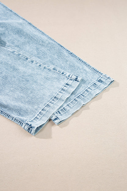 Threaded Pear Yamileth Waistband Loose Straight Pants