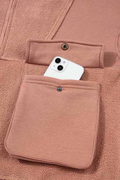 Threaded Pear Mabel Half Zipper Baggy Sweatshirt