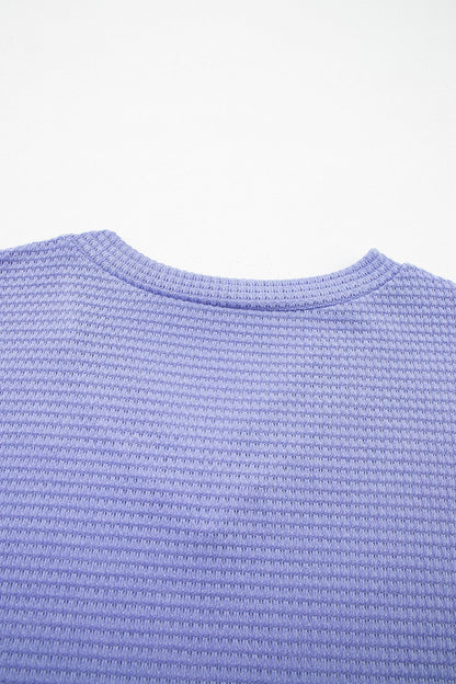 Threaded Pear Nala Short Sleeve Knit Top