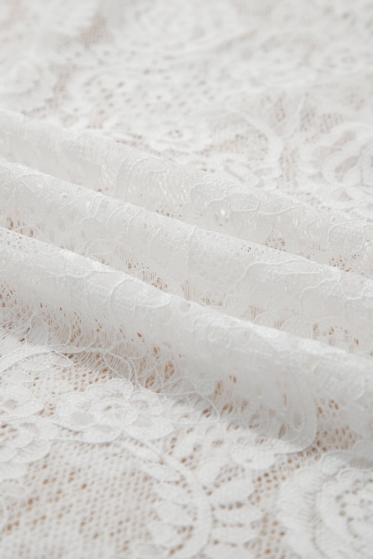 Threaded Pear Maxine Lace Overlay Long Dress
