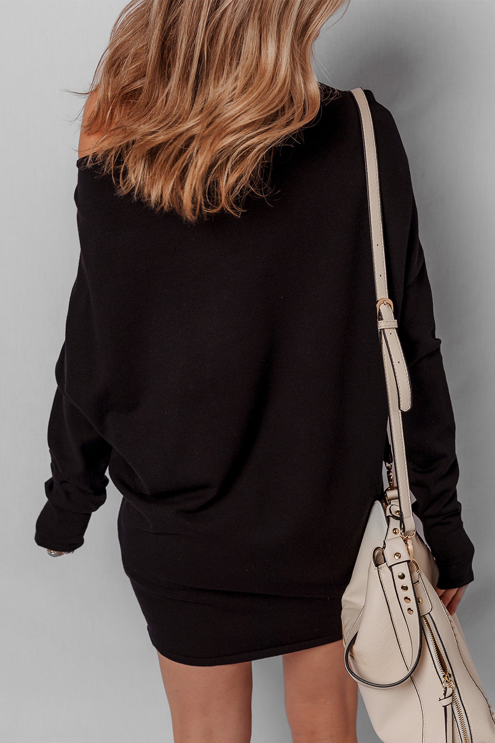 Threaded Pear Scarlett Sleeve Shift Mini Sweater