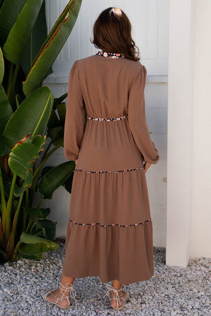 Threaded Pear Cameron Long Sleeve Maxi Dress