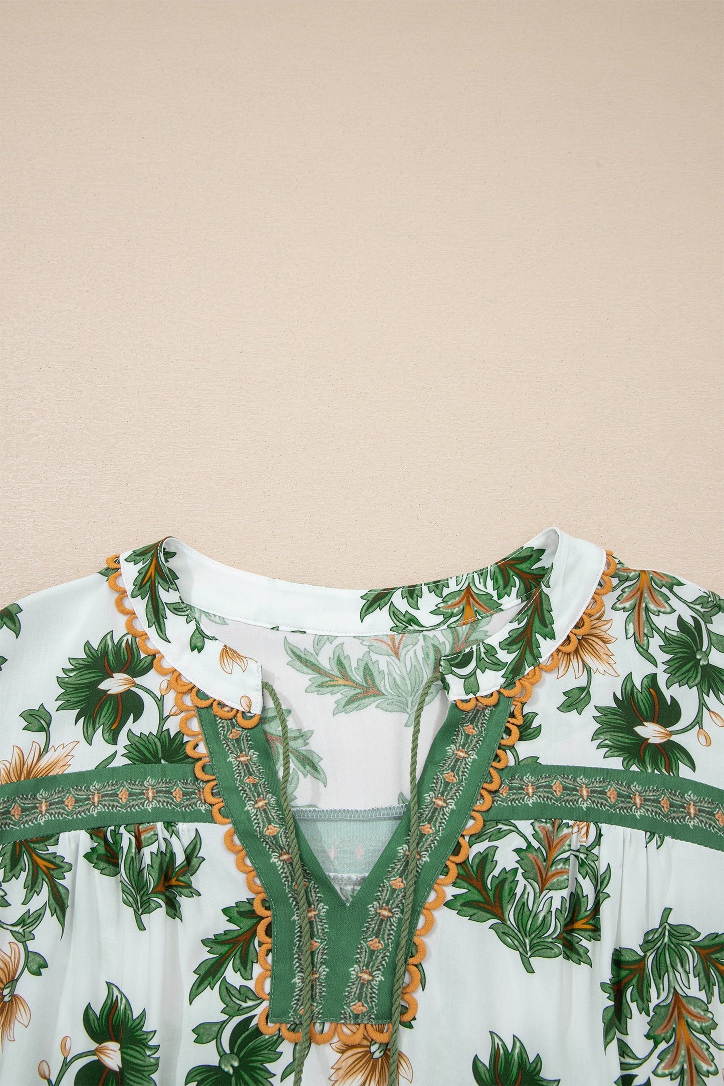 Threaded Pear Kira 3 4 Sleeve PLUS Blouse