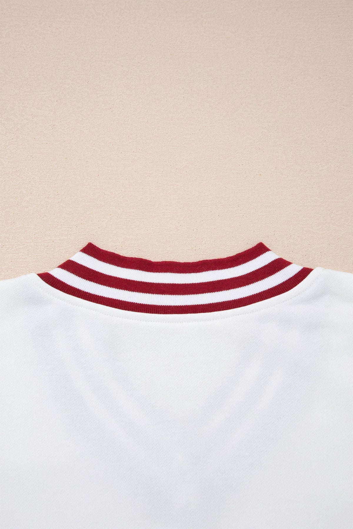 Threaded Pear Esme Striped Puff Sleeve Sweatshirt