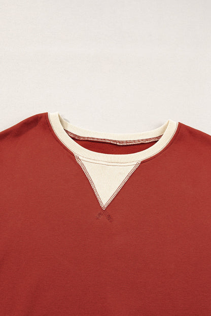 Threaded Pear Abigail Drop Shoulder Oversized Sweatshirt