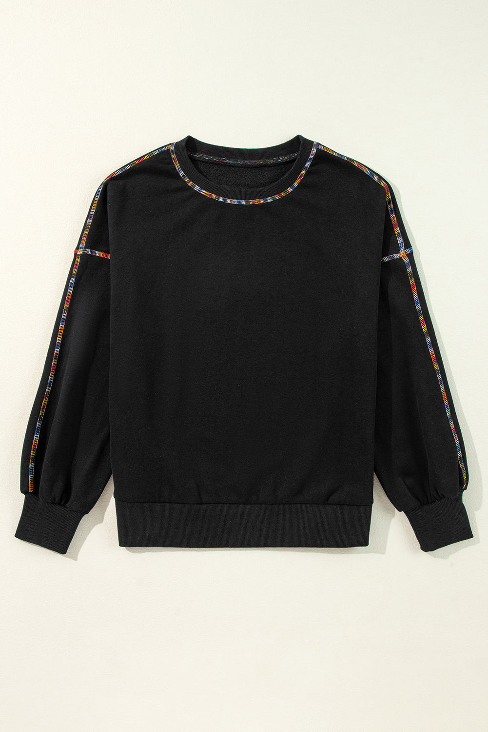 Threaded Pear Jordyn Rainbow Pullover Sweatshirt
