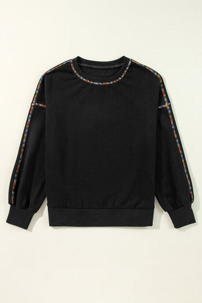Threaded Pear Jordyn Rainbow Pullover Sweatshirt
