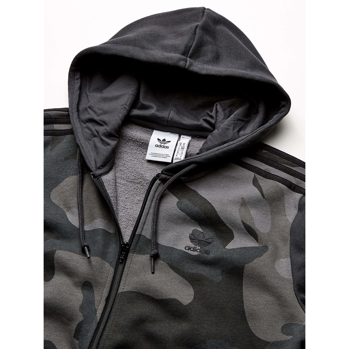 adidas Men's Camouflage Fullzip Hoodie Sweaters