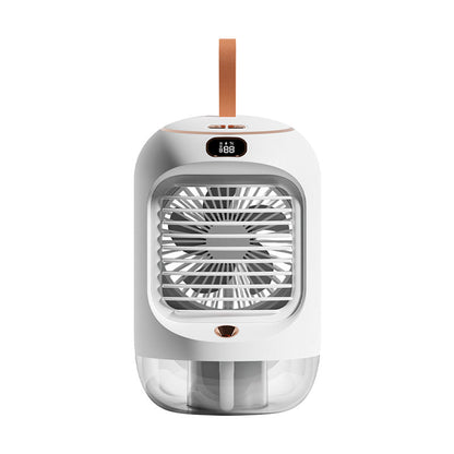 Spray Humidification Cooling Fan Mini Household Desktop Shaking Head Small Fan Usb Portable Air Conditioning Fan