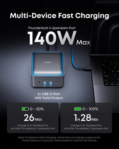 Anker Prime TB5 Docking Station (14-in-1, 8K, Thunderbolt 5 )