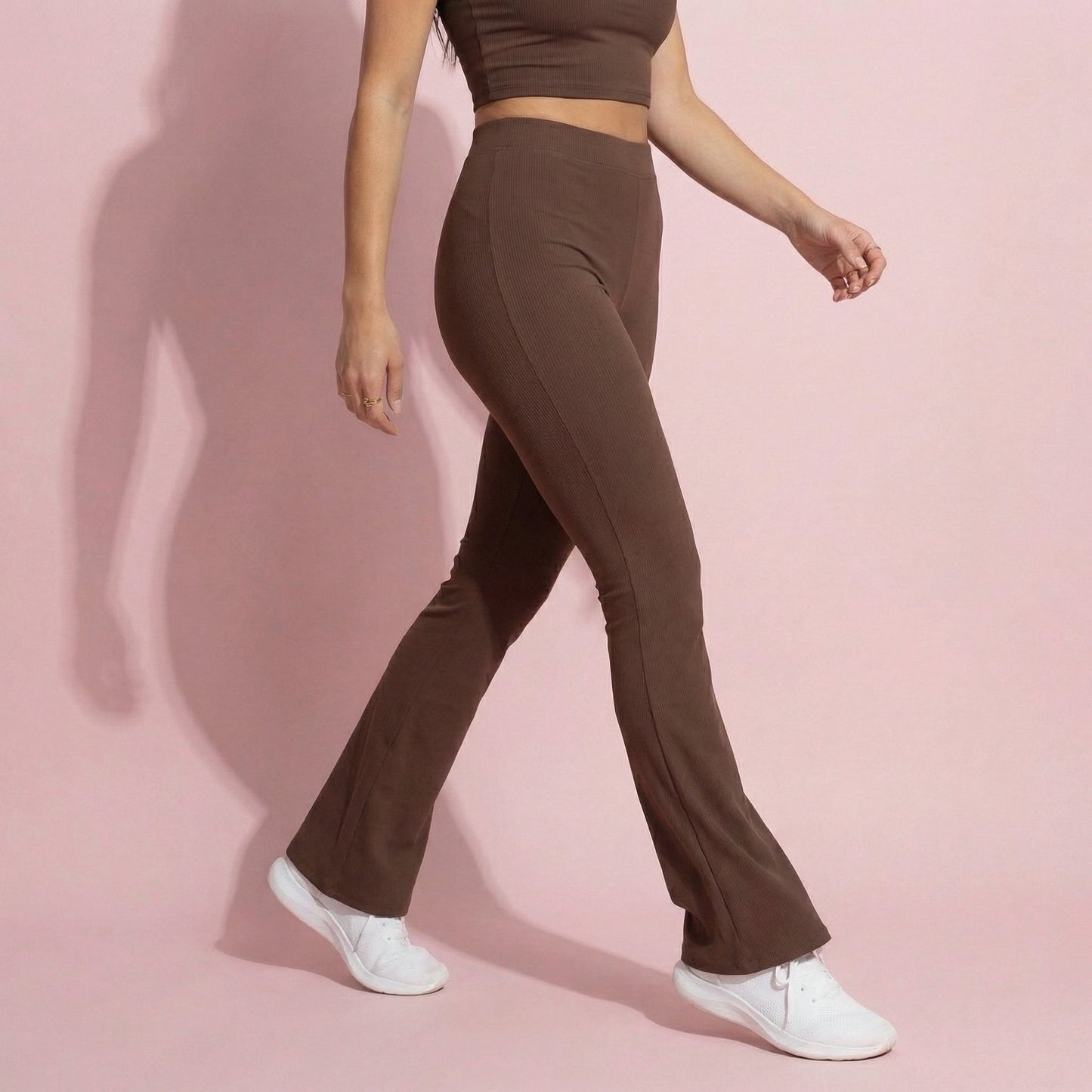 Anna-Kaci Active Women's High Waist Flare Leg Yoga Pants with Stretch Fit and Contoured Waistband