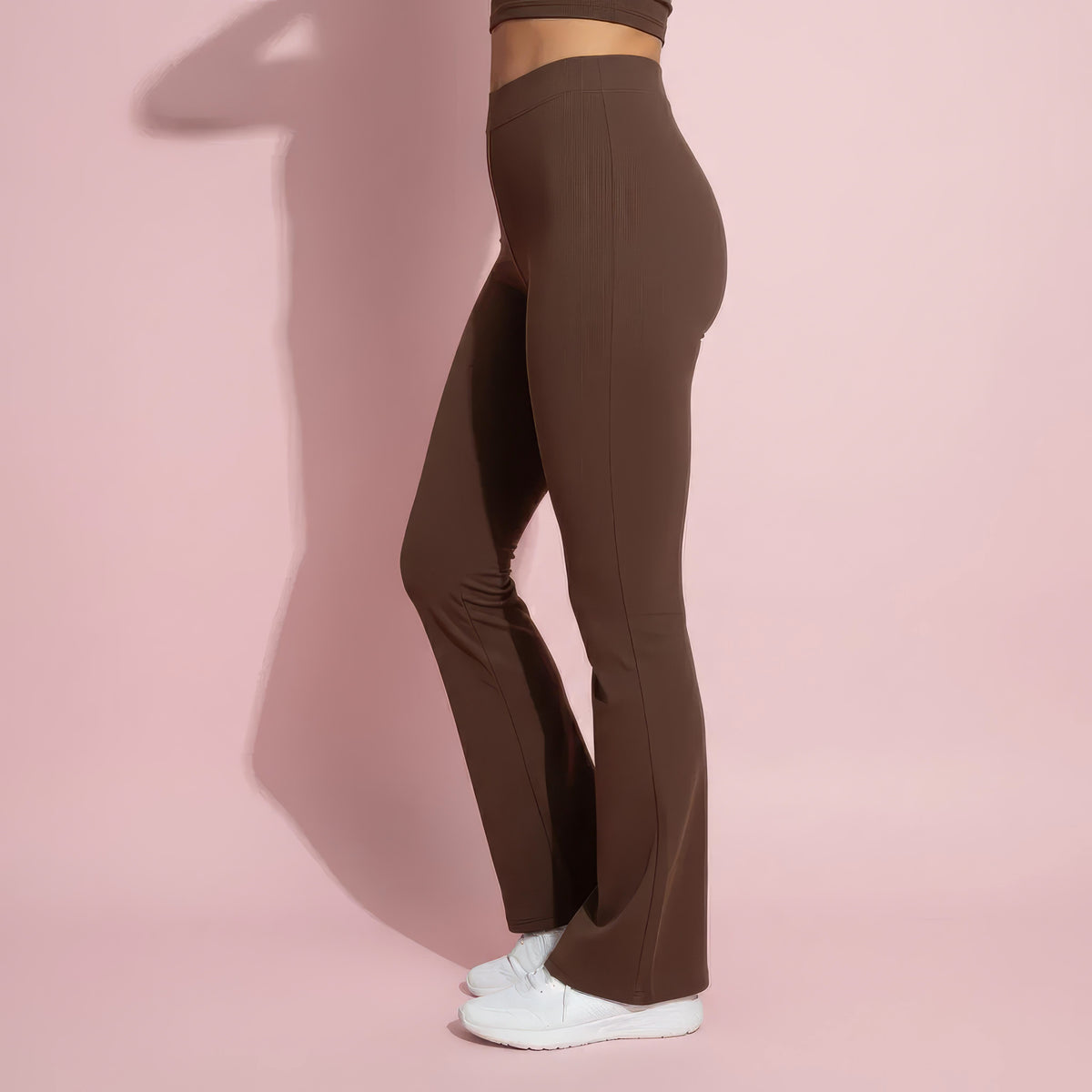 Anna-Kaci Active Women's High Waist Flare Leg Yoga Pants with Stretch Fit and Contoured Waistband