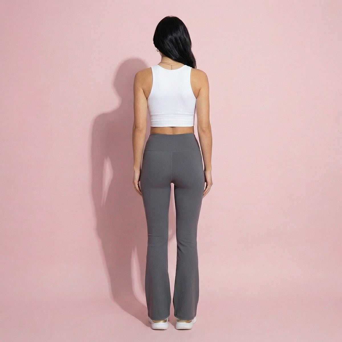 Anna-Kaci Active Women's High Waist Flare Leg Yoga Pants with Stretch Fit and Contoured Waistband