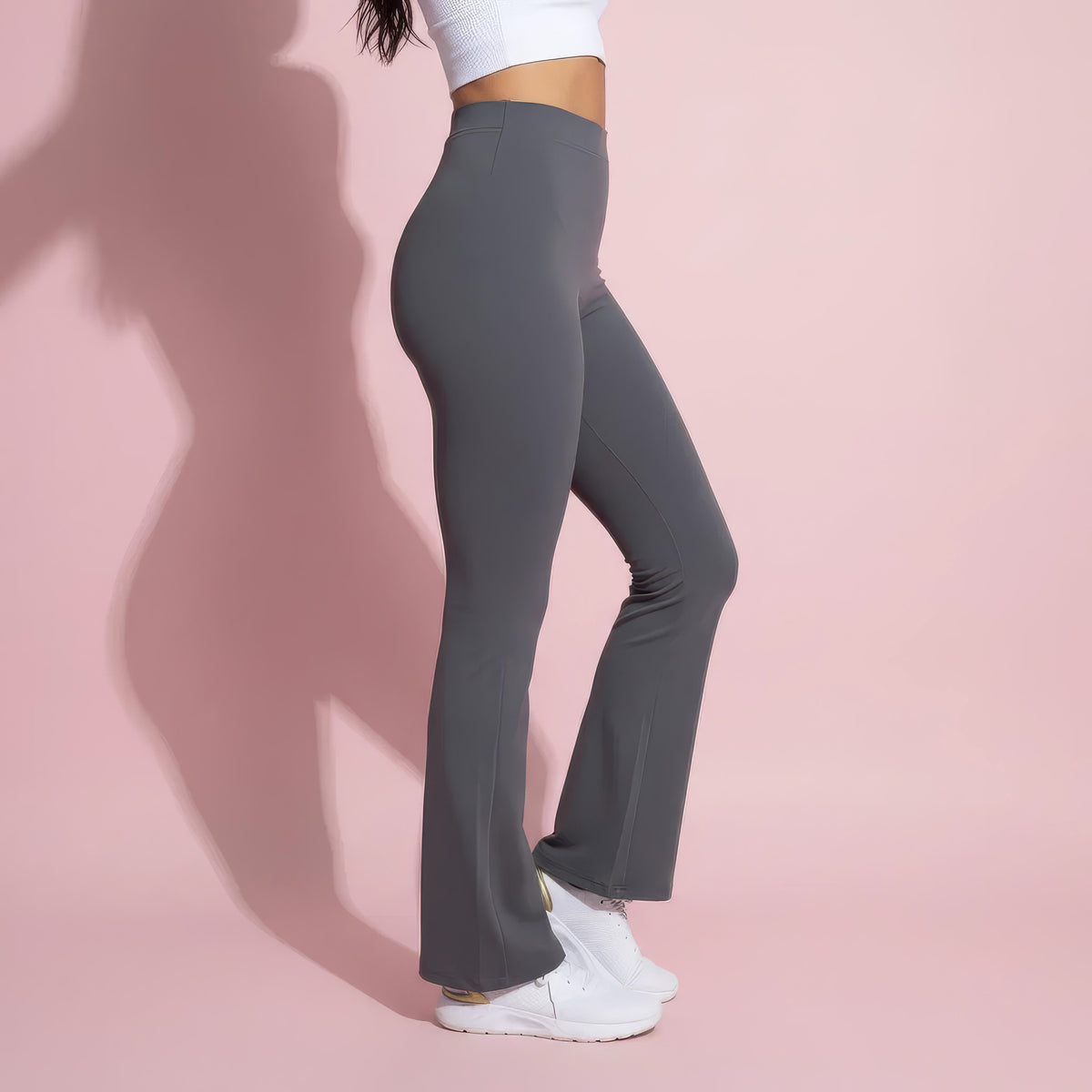 Anna-Kaci Active Women's High Waist Flare Leg Yoga Pants with Stretch Fit and Contoured Waistband