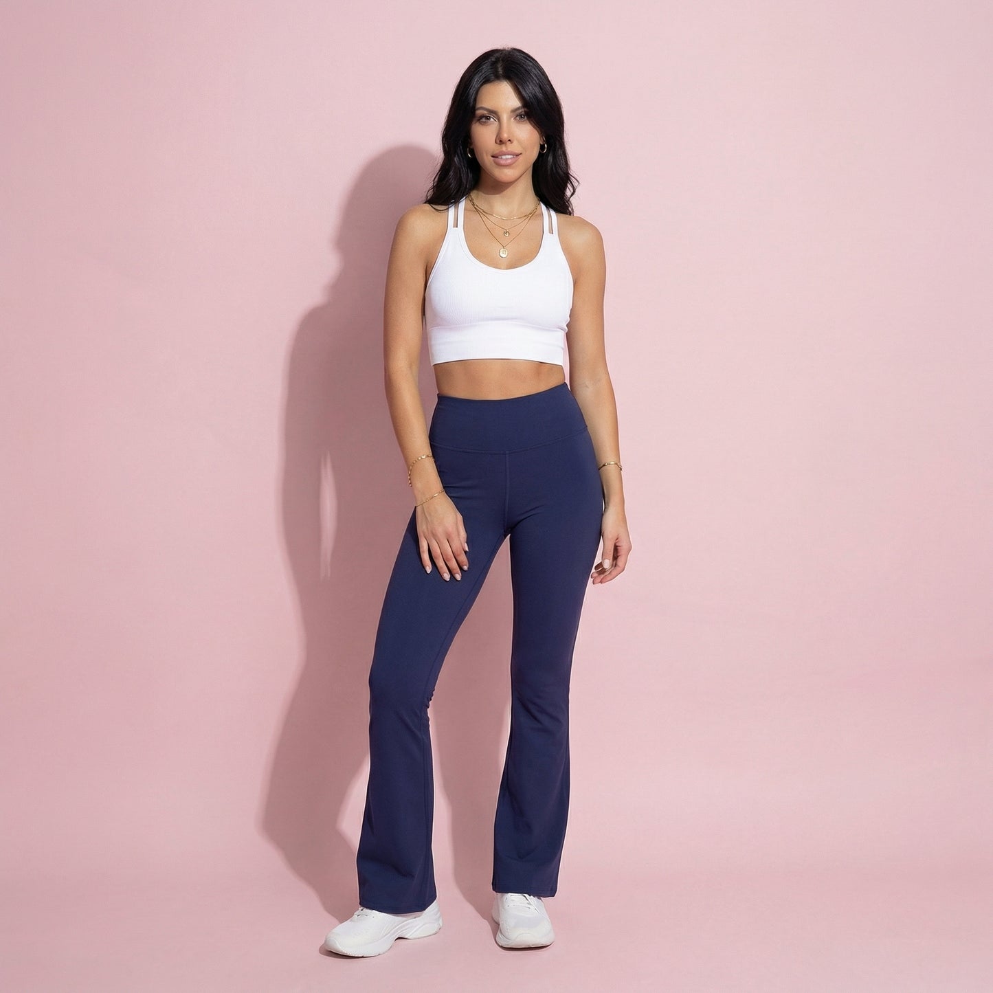 Anna-Kaci Active Women's High Waist Flare Leg Yoga Pants with Stretch Fit and Contoured Waistband