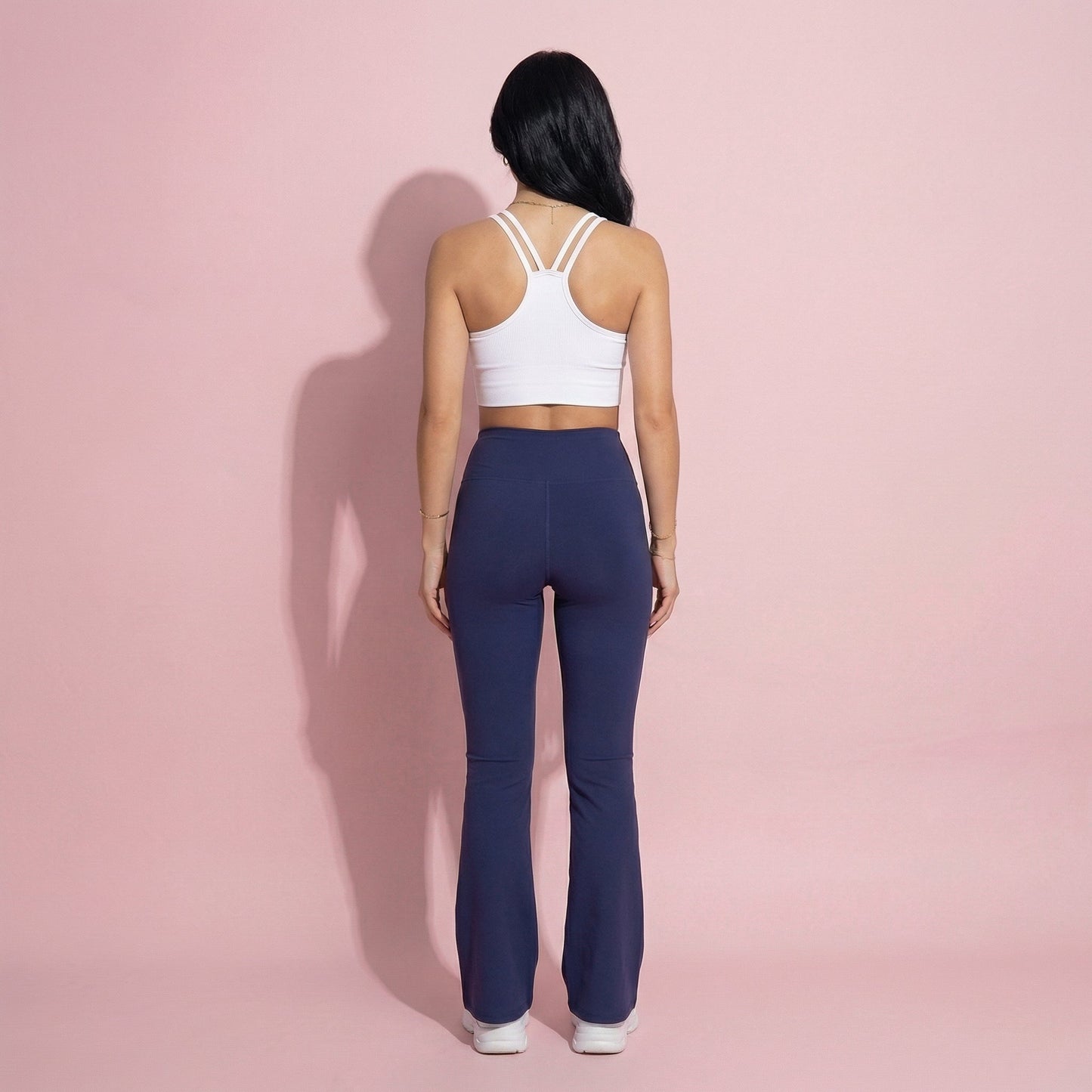 Anna-Kaci Active Women's High Waist Flare Leg Yoga Pants with Stretch Fit and Contoured Waistband