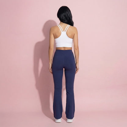 Anna-Kaci Active Women's High Waist Flare Leg Yoga Pants with Stretch Fit and Contoured Waistband