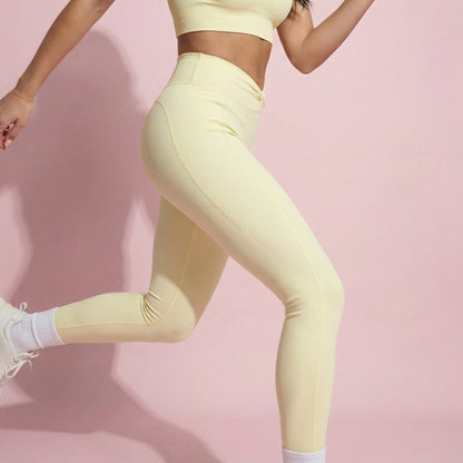Anna-Kaci Active Women's High Waist Sculpting Leggings with Twist Front Waistband and Smooth Stretch Fabric