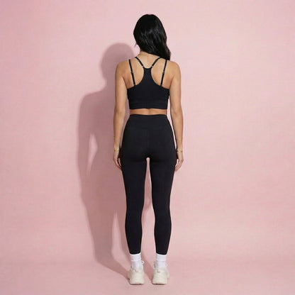 Anna-Kaci Active Women's High Waist Sculpting Leggings with Twist Front Waistband and Smooth Stretch Fabric