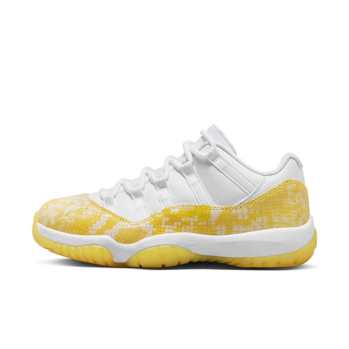 Air Jordan Women's Retro 11 Low 'Yellow Snakeskin' Sneakers