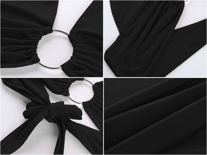 American Flag Halterneck Tube Top