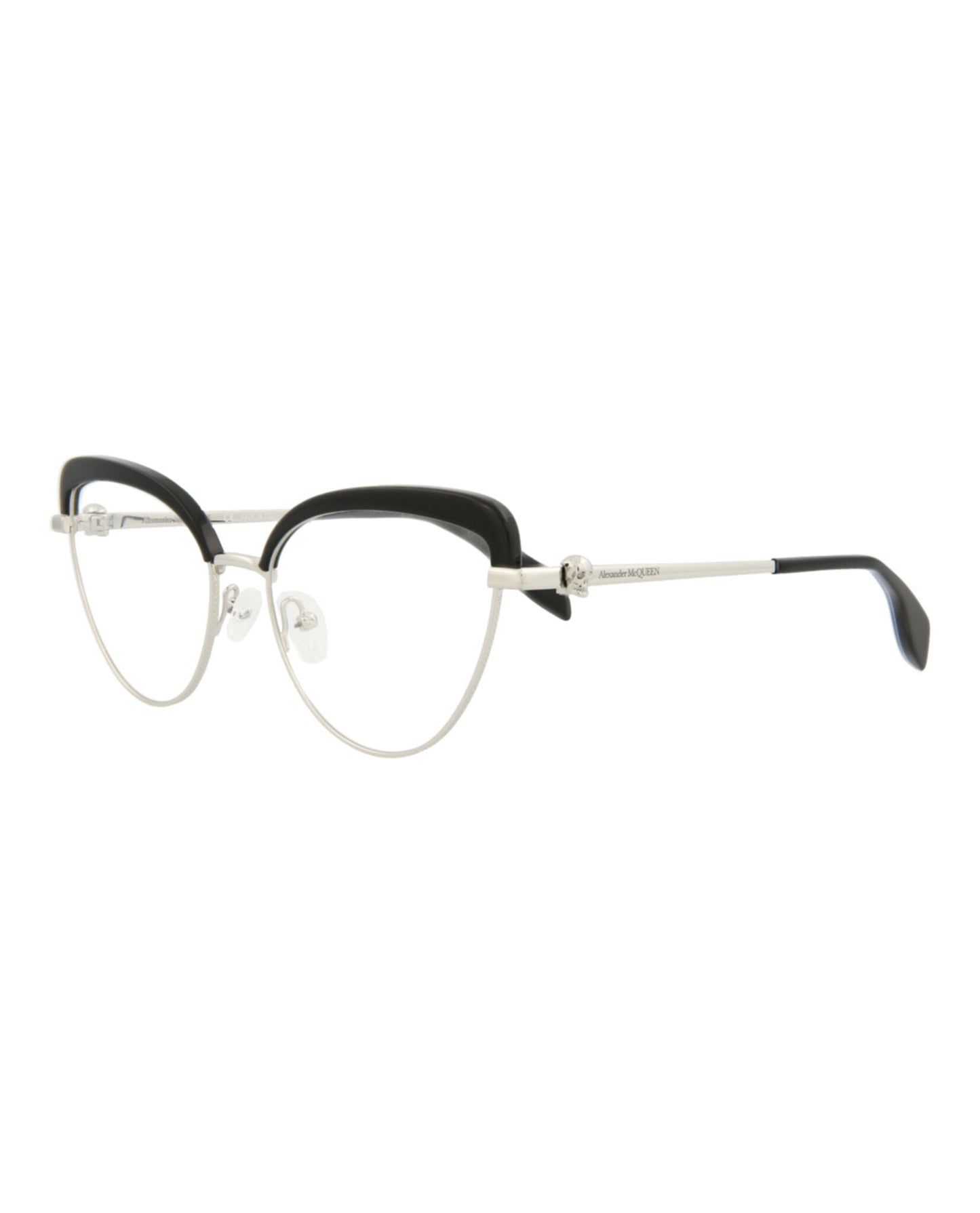 Alexander McQueen Cat Eye-Frame Metal Optical Frames