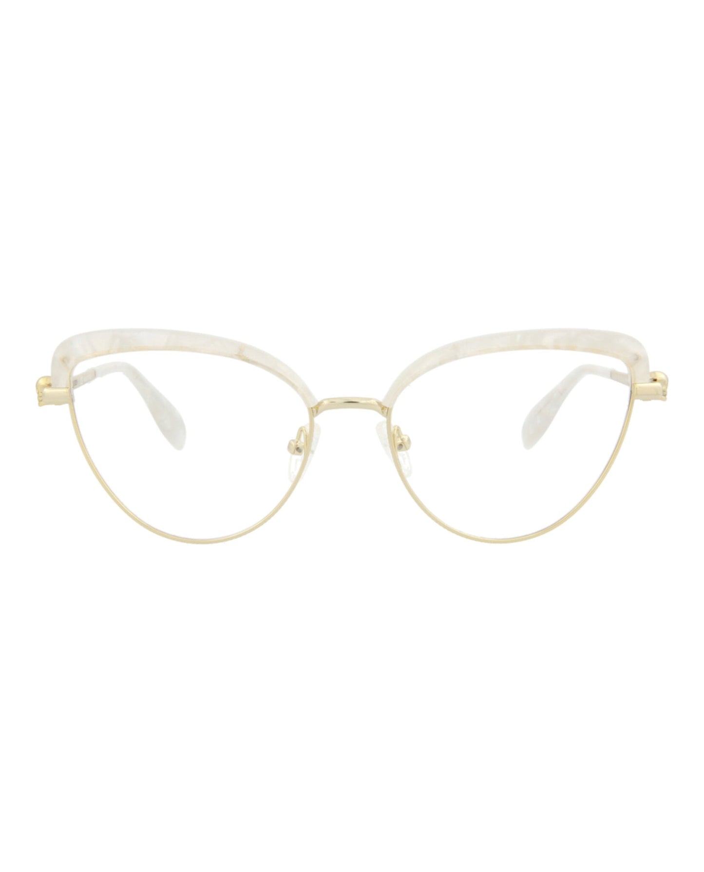 Alexander McQueen Cat Eye-Frame Metal Optical Frames
