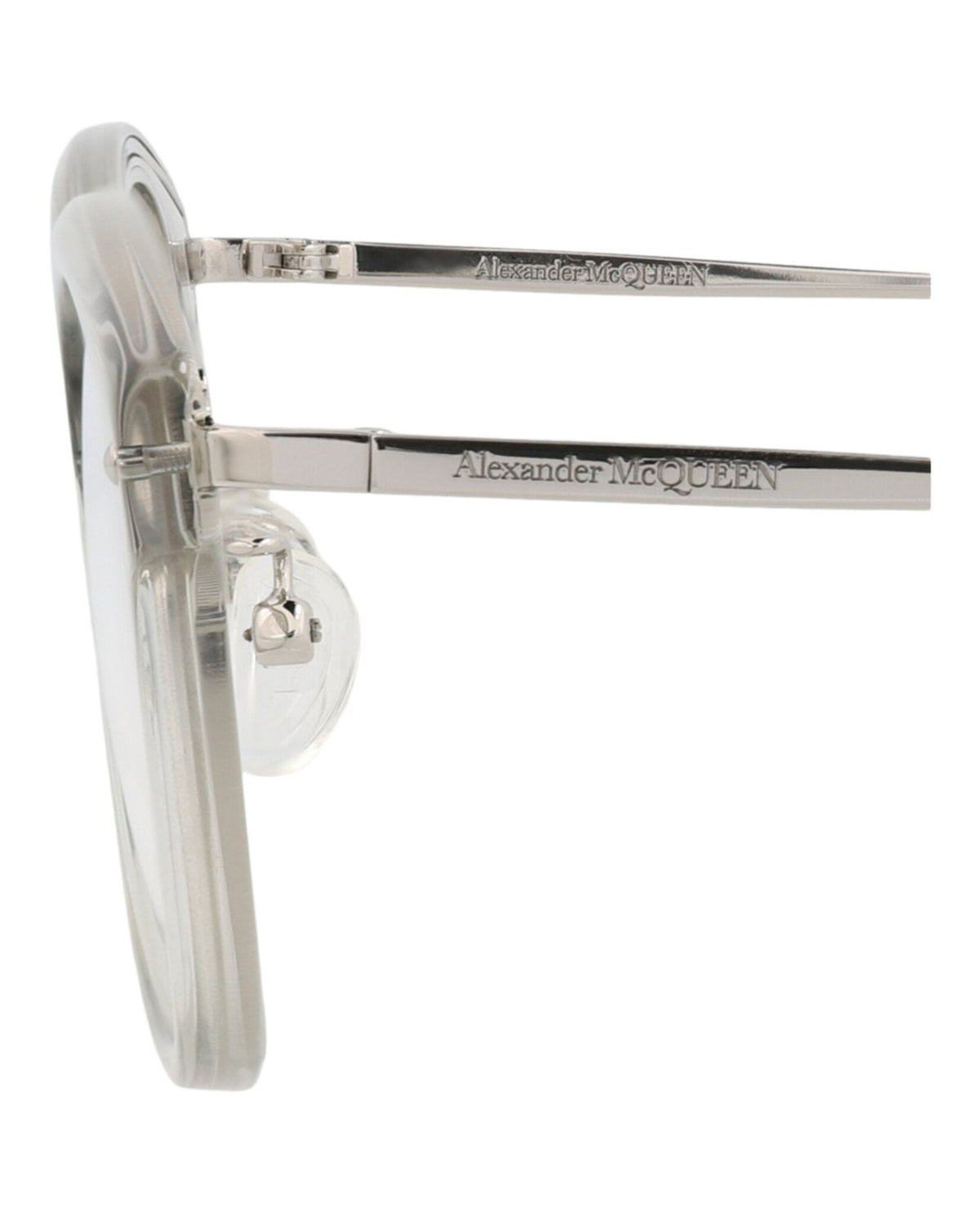 Alexander McQueen Round-Frame Acetate Optical Frames