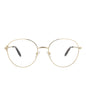Alexander McQueen Round-Frame Metal Optical Frames