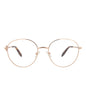Alexander McQueen Round-Frame Metal Optical Frames