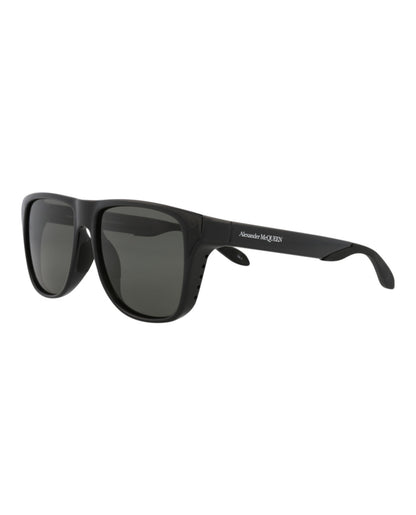 Alexander McQueen Square-Frame Injection Sunglasses