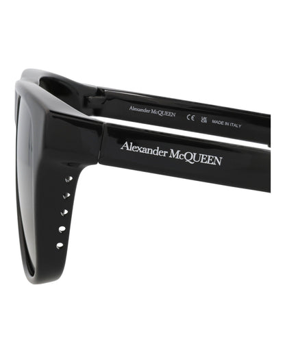 Alexander McQueen Square-Frame Injection Sunglasses