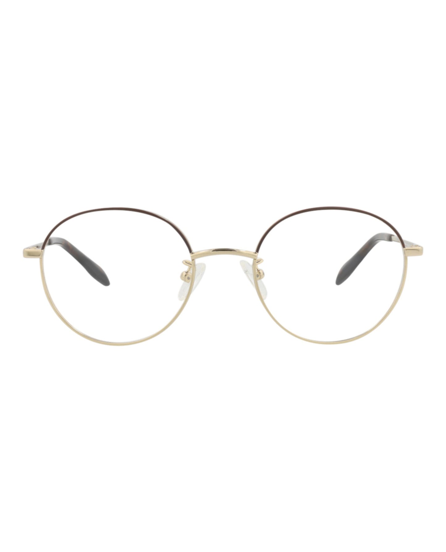 Alexander McQueen Round-Frame Metal Optical Frames