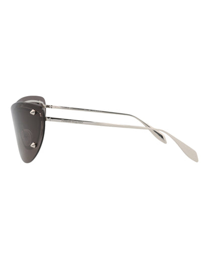 Alexander McQueen Cat Eye-Frame Metal Sunglasses