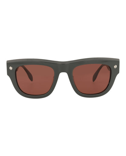 Alexander McQueen Square-Frame Recycled Acetate Sunglasses