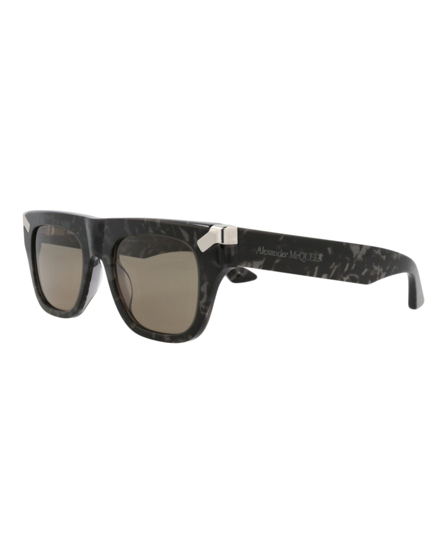 Alexander McQueen Square-Frame Recycled Acetate Sunglasses