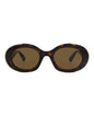 Alexander McQueen Round-Frame Recycled Acetate Sunglasses