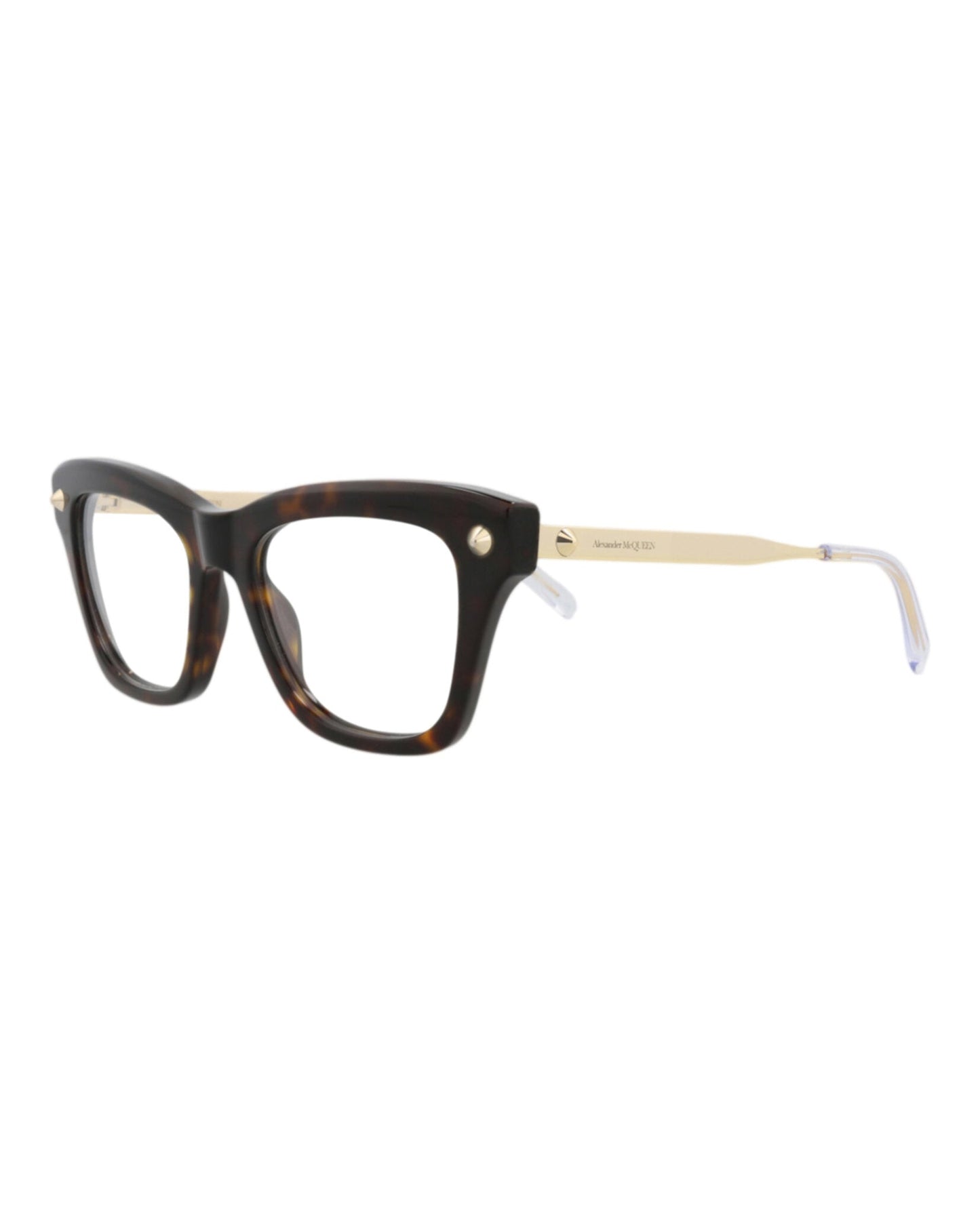 Alexander McQueen Square-Frame Recycled Acetate Optical Frames